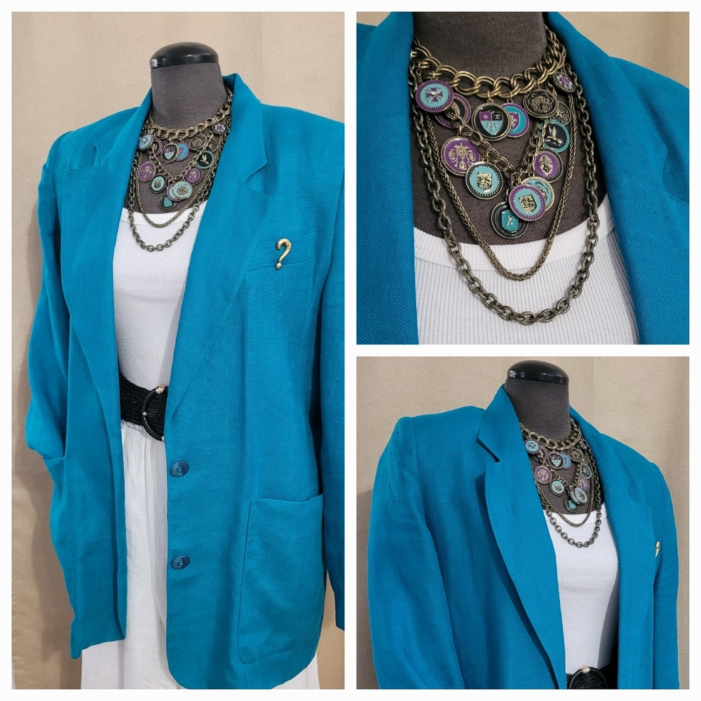 Multicolor Layered Necklace - Picture 3 of 8